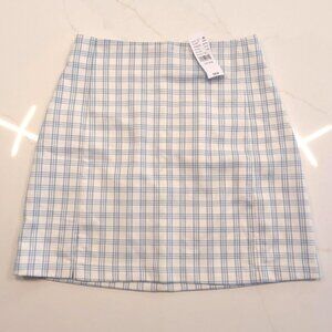 NEW John Galt Pacusn Blue Plaid Mini Skirt One Size Y2K Preppy Schoolgirl XS